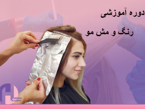 تصویر دوره آموزش رنگ و مش مو
